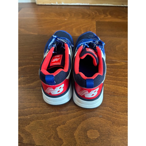 New Balance Boys/Mens Blue Red White Athletic Sneakers Shoes Team Royal Sz 5.5 M - Picture 7 of 10
